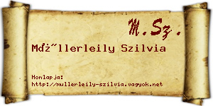 Müllerleily Szilvia névjegykártya